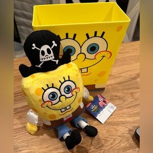 SpongeBob movie popcorn bucket & plushie